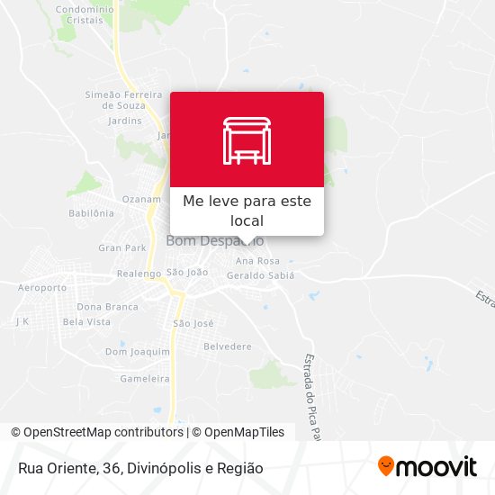Rua Oriente, 36 mapa