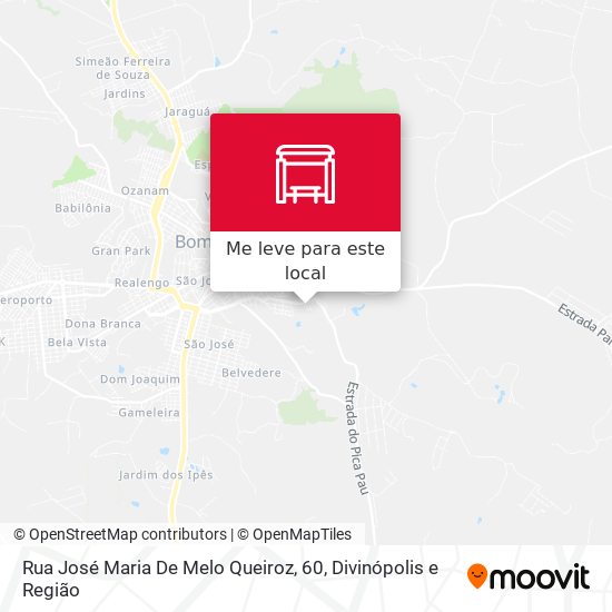 Rua José Maria De Melo Queiroz, 60 mapa