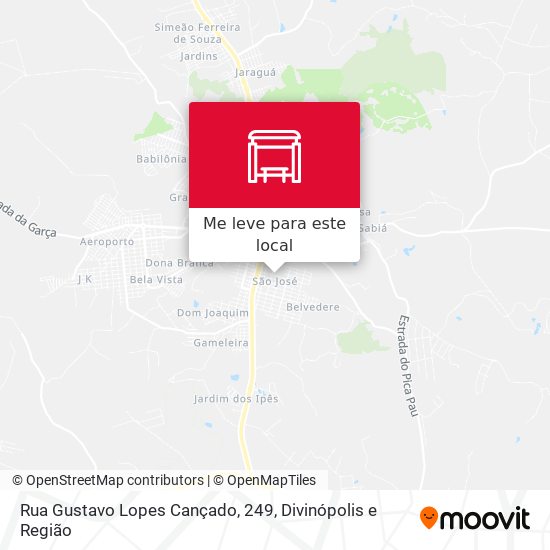 Rua Gustavo Lopes Cançado, 249 mapa
