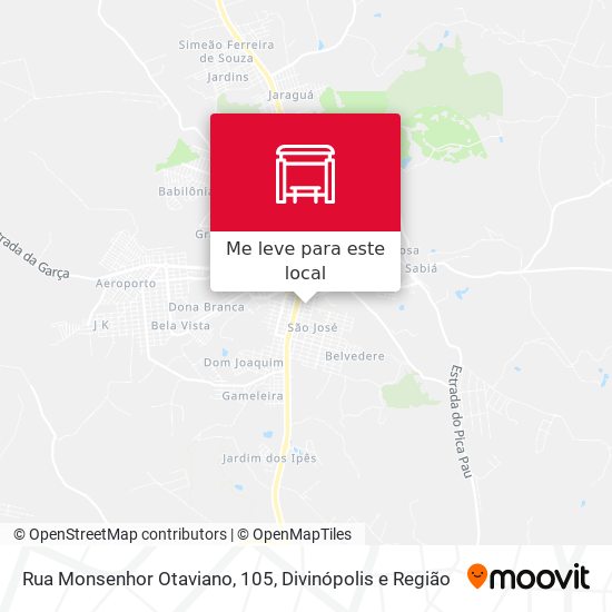 Rua Monsenhor Otaviano, 105 mapa