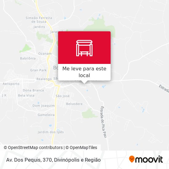 Av. Dos Pequis, 370 mapa