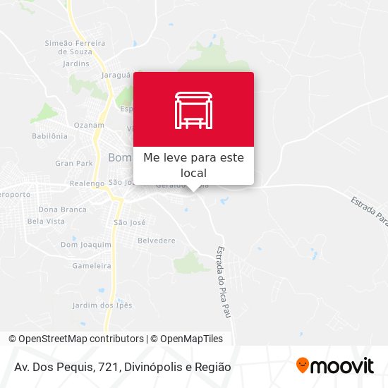 Av. Dos Pequis, 721 mapa