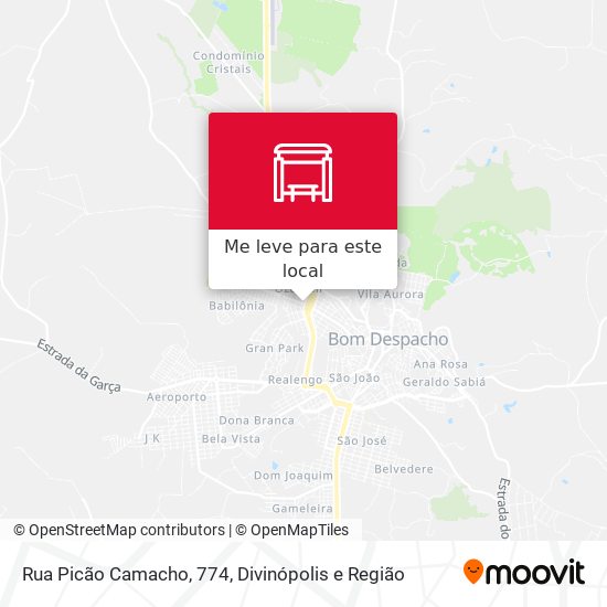 Rua Picão Camacho, 774 mapa