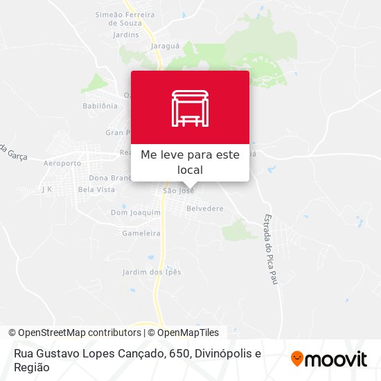 Rua Gustavo Lopes Cançado, 650 mapa