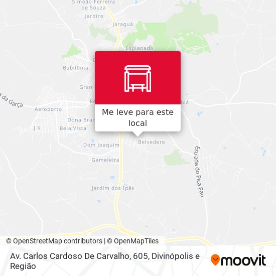 Av. Carlos Cardoso De Carvalho, 605 mapa
