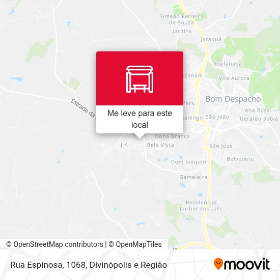 Rua Espinosa, 1068 mapa