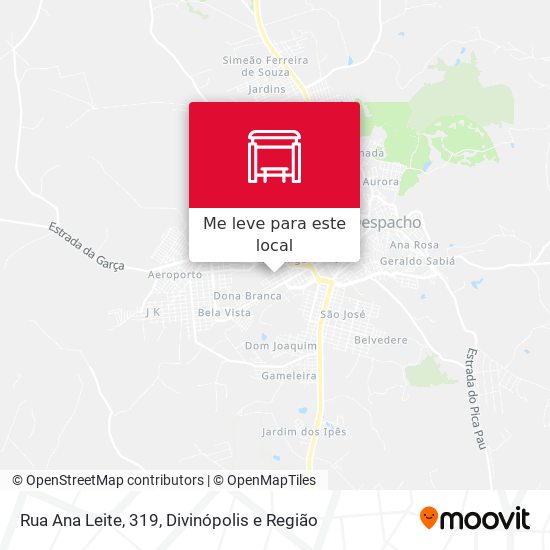 Rua Ana Leite, 319 mapa