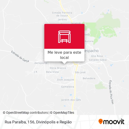 Rua Paraíba, 156 mapa