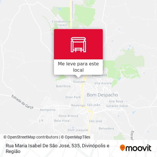 Rua Maria Isabel De São José, 535 mapa