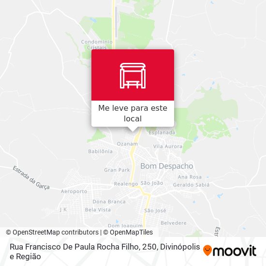 Rua Francisco De Paula Rocha Filho, 250 mapa
