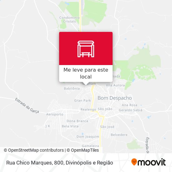 Rua Chico Marques, 800 mapa