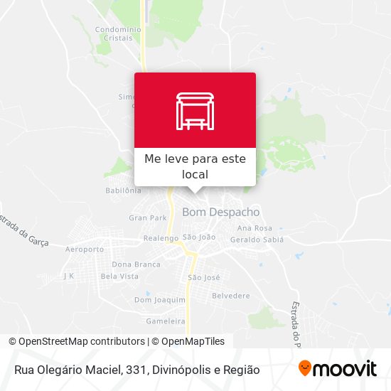 Rua Olegário Maciel, 331 mapa