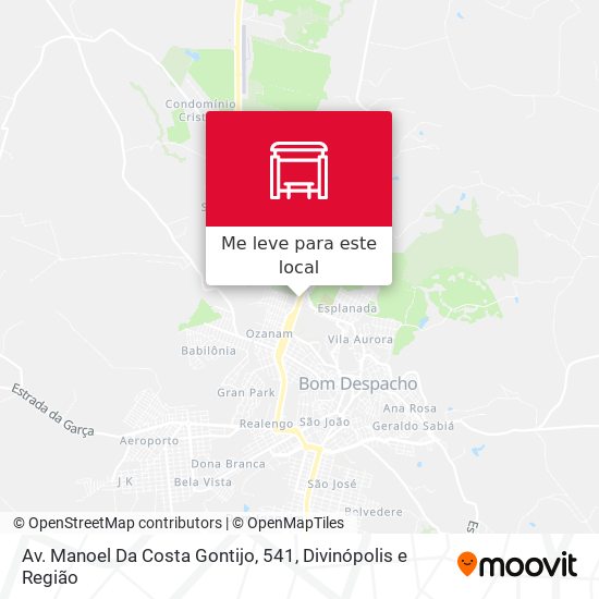 Av. Manoel Da Costa Gontijo, 541 mapa