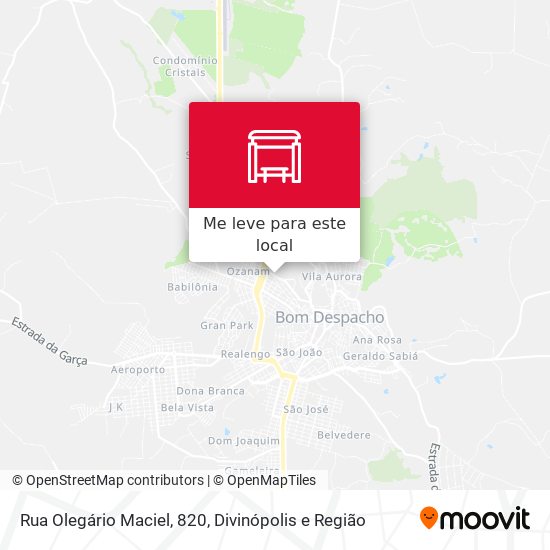 Rua Olegário Maciel, 820 mapa