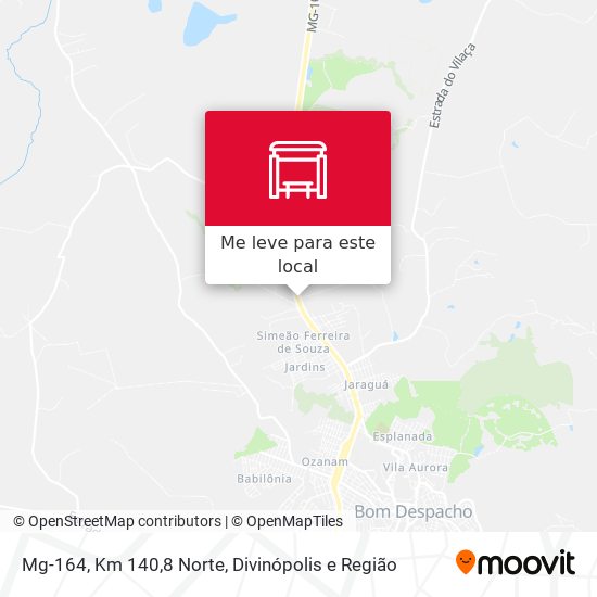 Mg-164, Km 140,8 Norte mapa