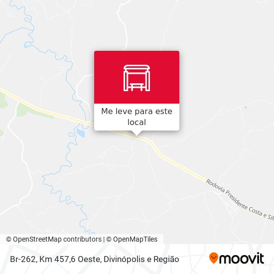 Br-262, Km 457,6 Oeste mapa