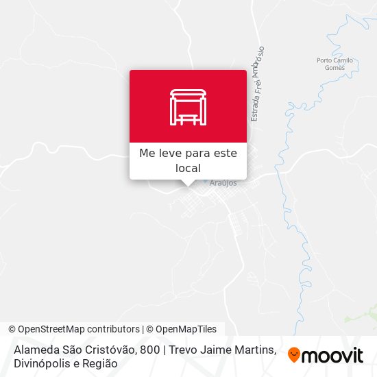 Alameda São Cristóvão, 800 | Trevo Jaime Martins mapa