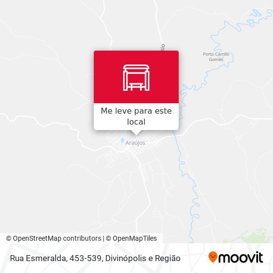 Rua Esmeralda, 453-539 mapa