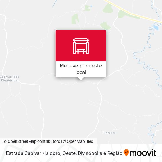 Estrada Capivari / Isidoro, Oeste mapa