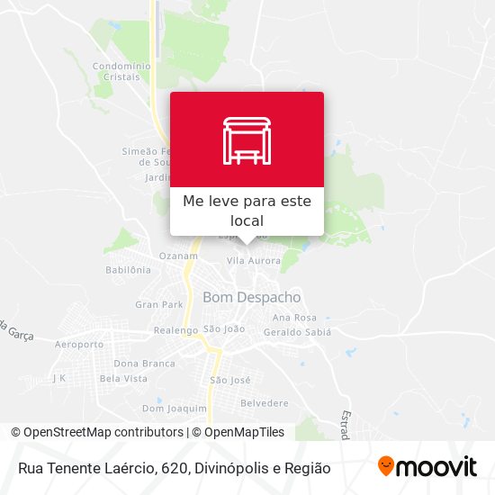 Rua Tenente Laércio, 620 mapa