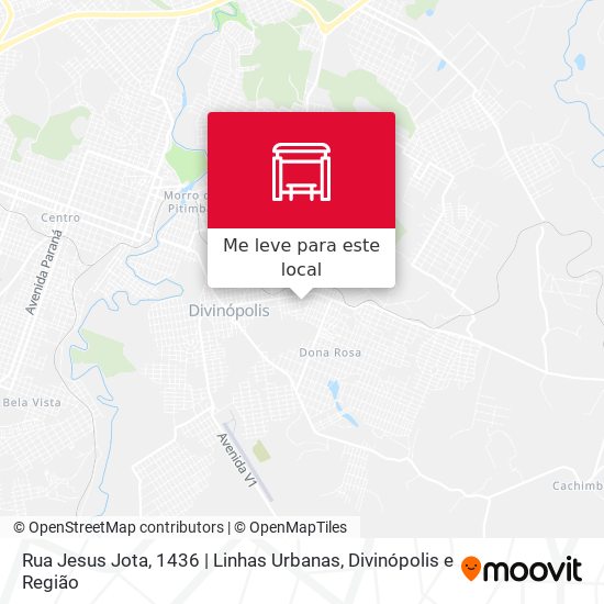 Rua Jesus Jota, 1436 | Linhas Urbanas mapa