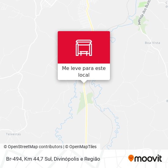 Br-494, Km 44,7 Sul mapa