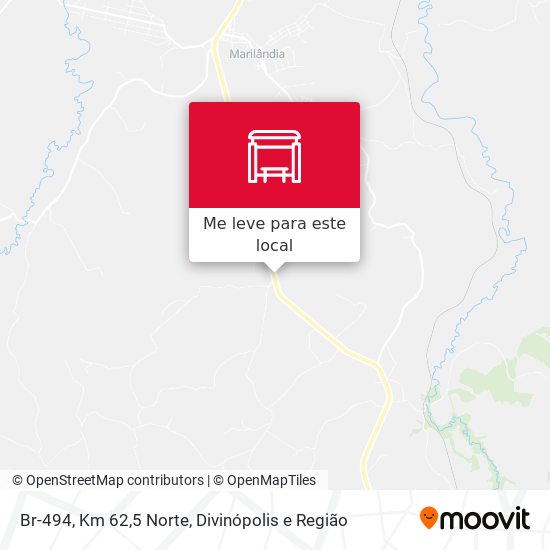 Br-494, Km 62,5 Norte mapa