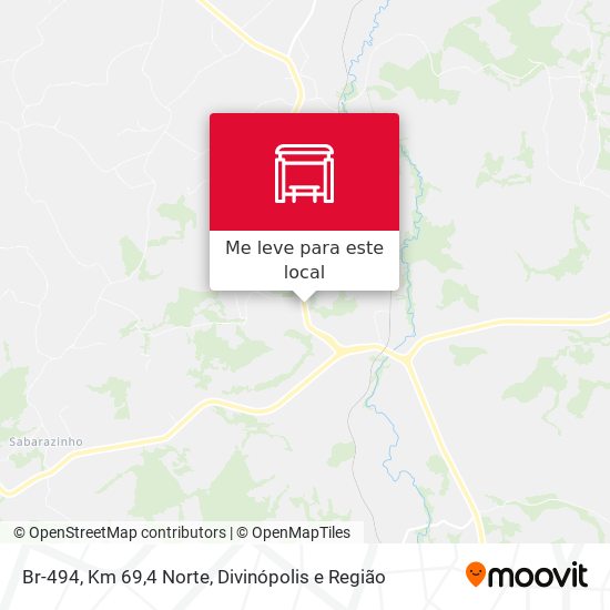 Br-494, Km 69,4 Norte mapa