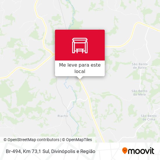 Br-494, Km 73,1 Sul mapa