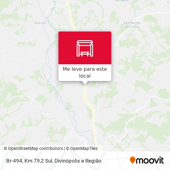 Br-494, Km 79,2 Sul mapa