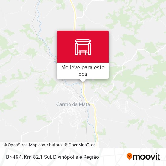 Br-494, Km 82,1 Sul mapa