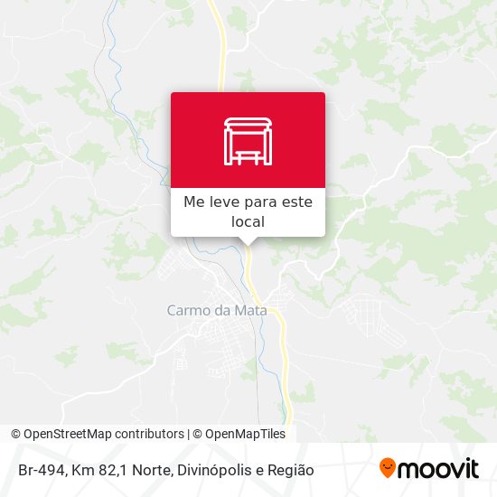 Br-494, Km 82,1 Norte mapa