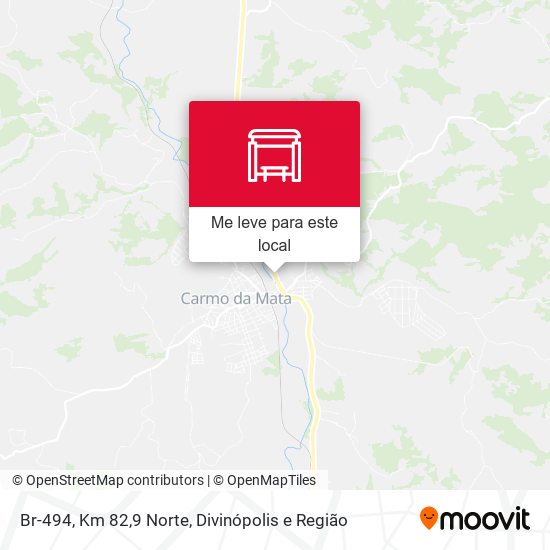 Br-494, Km 82,9 Norte mapa