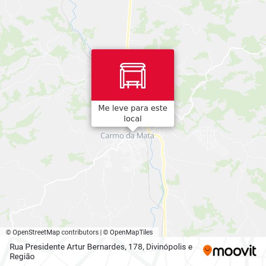 Rua Presidente Artur Bernardes, 178 mapa