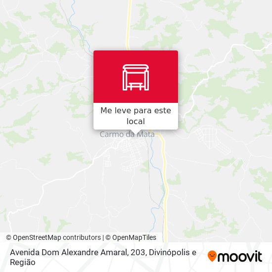 Avenida Dom Alexandre Amaral, 203 mapa
