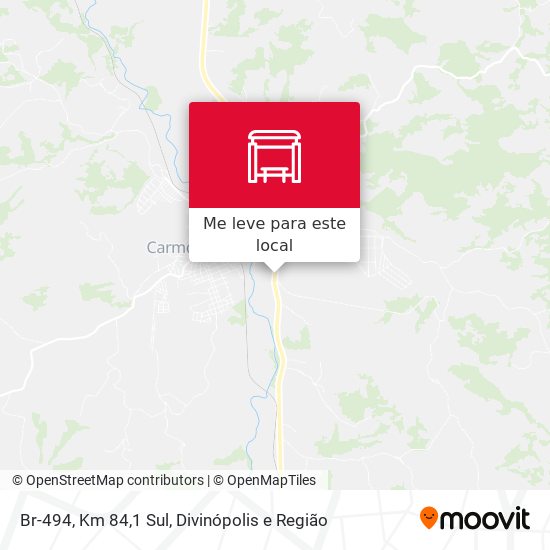 Br-494, Km 84,1 Sul mapa