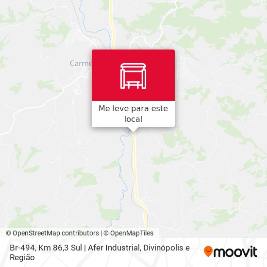 Br-494, Km 86,3 Sul | Afer Industrial mapa