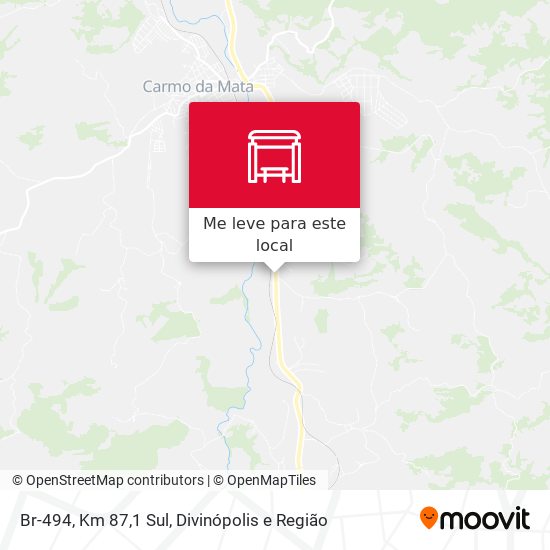 Br-494, Km 87,1 Sul mapa