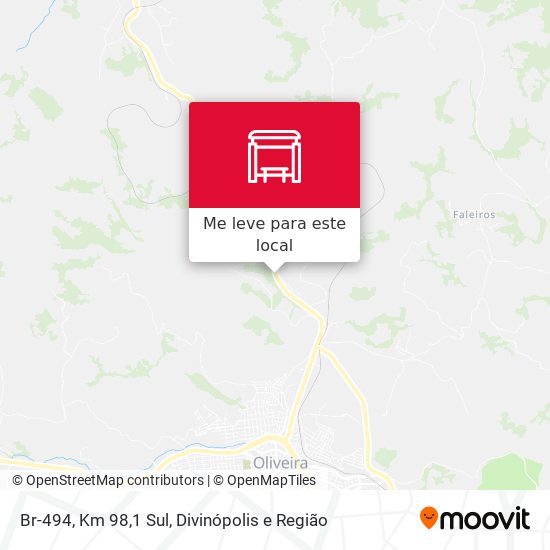 Br-494, Km 98,1 Sul mapa