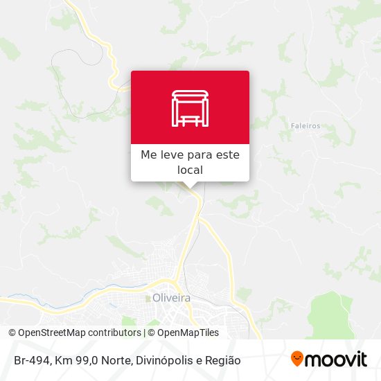 Br-494, Km 99,0 Norte mapa