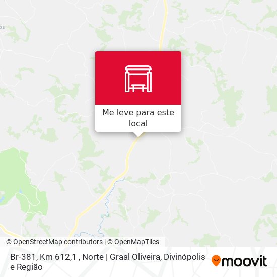 Br-381, Km 612,1 , Norte | Graal Oliveira mapa