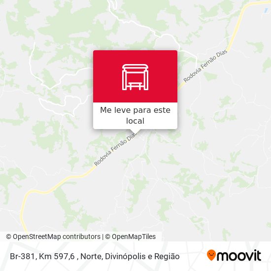 Br-381, Km 597,6 , Norte mapa
