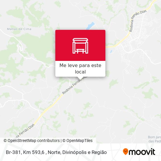 Br-381, Km 593,6 , Norte mapa