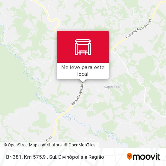 Br-381, Km 575,9 , Sul mapa