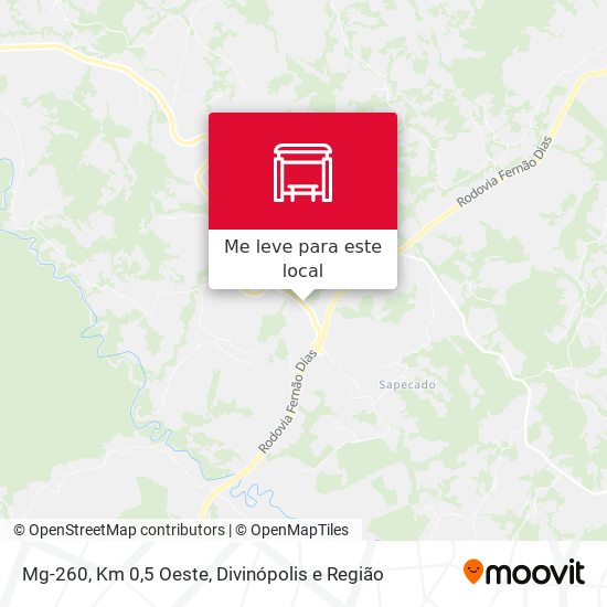 Mg-260, Km 0,5 Oeste mapa