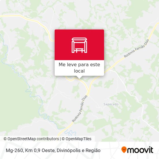 Mg-260, Km 0,9 Oeste mapa