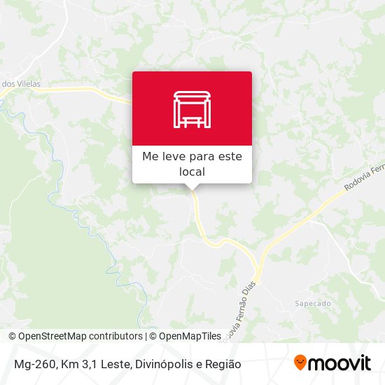 Mg-260, Km 3,1 Leste mapa