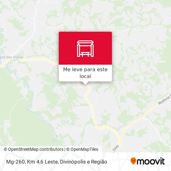 Mg-260, Km 4,6 Leste mapa