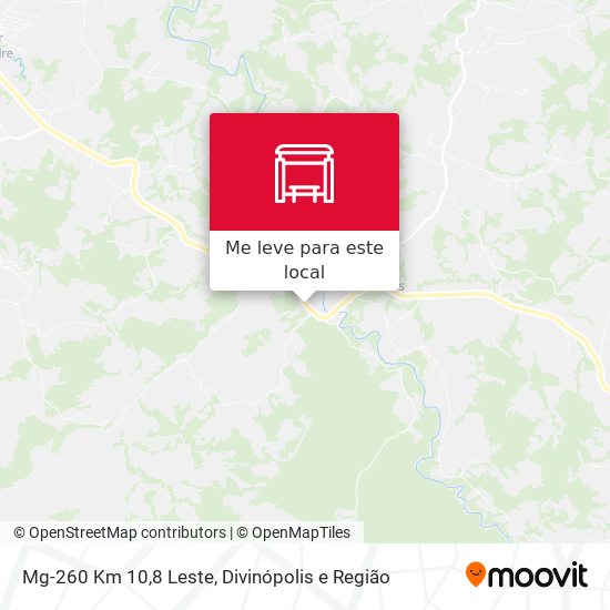 Mg-260 Km 10,8 Leste mapa