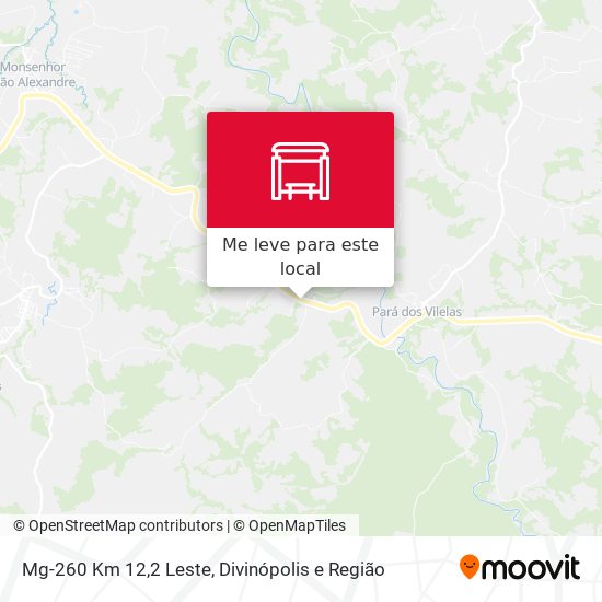 Mg-260 Km 12,2 Leste mapa